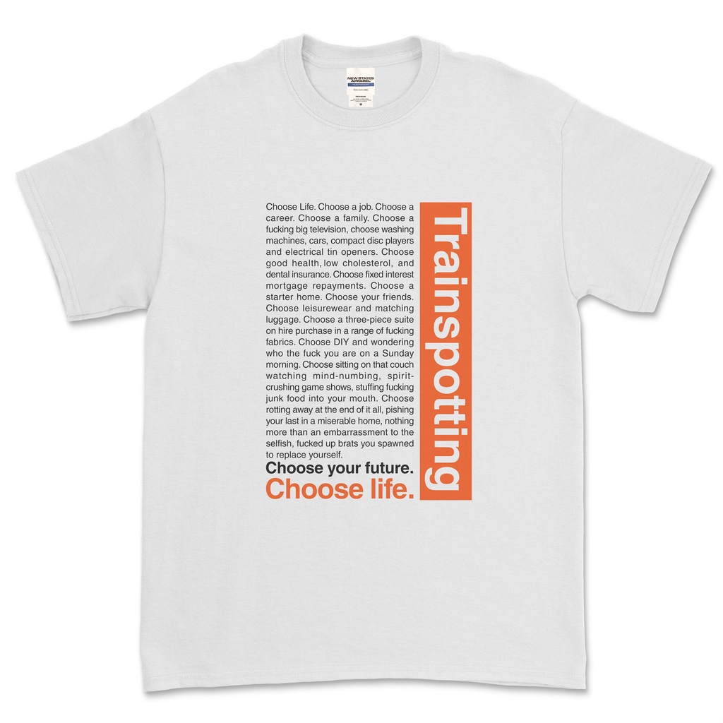 TRAINSPOTTING - เสื้อยืด CHOOSE LIFE