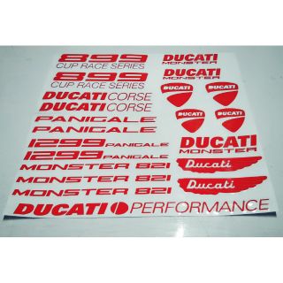 สติ๊กเกอร์สะท้อนแสง Ducati logo