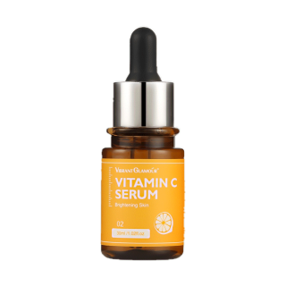 VIBRANT GLAMOUR FDA Natural Vitamin C เซรั่มบํารุงผิวหน้า ไวท์เทนนิ่ง ลดเลือนจุดด่างดํา ริ้วรอยแห่งวัย วิตามินอี เซรั่มบํารุงผิวหน้า ต่อต้านริ้วรอยแห่งวัย ซ่อมแซมผิว 30 มล.