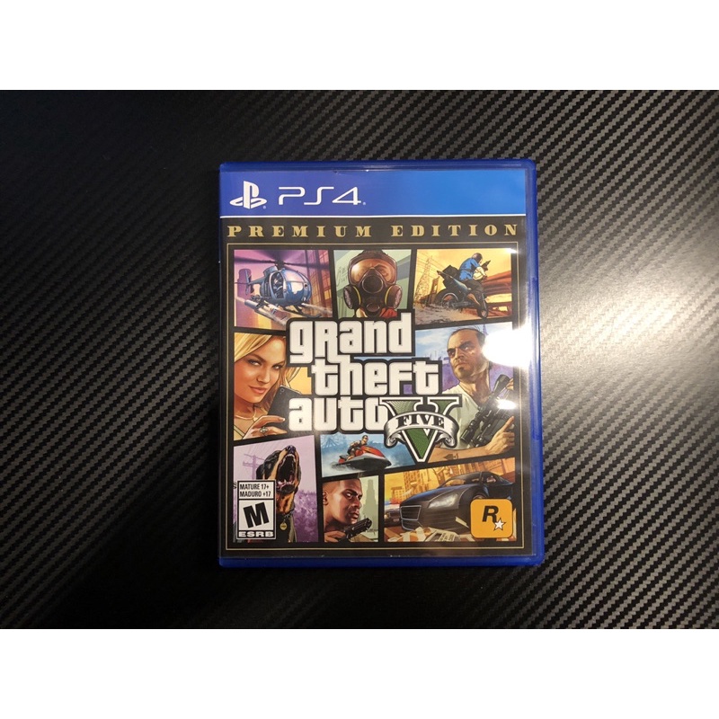 แผ่นเกมส์ PS4 - Grand theft auto v Premium edition (GTA V) (มือสอง)