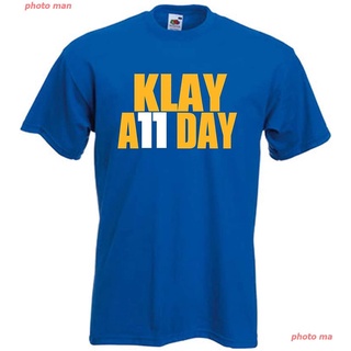 แฟชั่น photo man เสื้อยืด Golden State Warriors Prospect Shirts Blue Golden State Klay Play Like T-Shirt เสื้อยืด couple