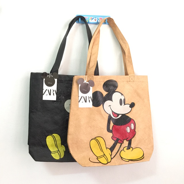 🔥⭐️กระเป๋า ZARA Mikey Mouse Disney Tote Bag