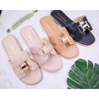 ⚡รองเท้าแตะ H 36-45 ⚡ประดับอะไหล่หรูดูดีแบรนด์ LISA(L07)​🔥 ง…