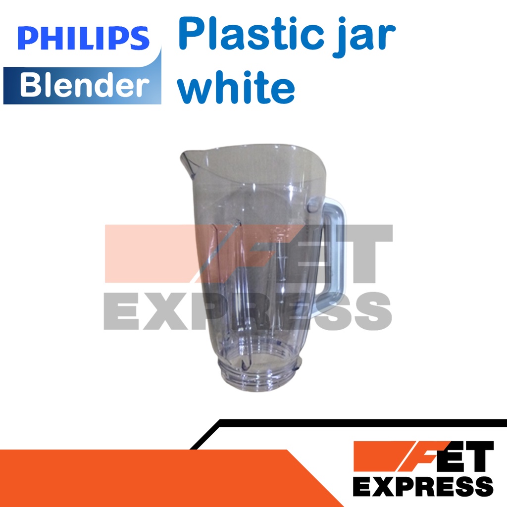 Plastic jar white โถปั่นน้ำพลาสติกอะไหล่แท้สำหรับเครื่องปั่น PHILIPS รุ่น HR2225 HR2226 (300005676171)