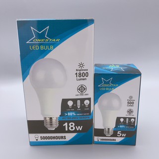 หลอดไฟ หลอดประหยัด หลอดไฟ BULB LED ONESTAR