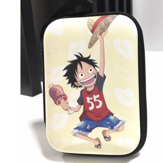 LUFFY C กล่องใส่ PWB , HDD , หูฟัง , เอนกประสงค์, Size L ลาย LUFFY C งานดี evaกันกระแทก ขนาด13.5x9.5x3.5cm งานสวยงาม8118