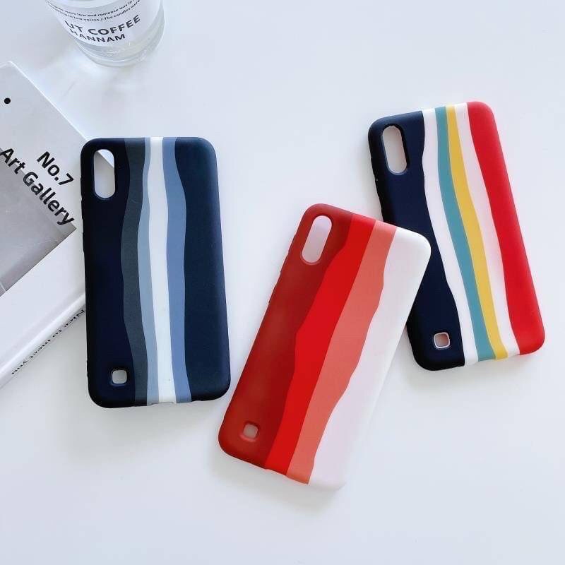 เคสกำมะหยี่สีรุ้งคะ  A15  A11  A92020  A74  A53  A83 A3s  Y20  Y31  J4plus  J7prime J7pro  J7  A51  