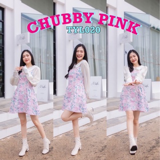 🌸CHUBBY PINK DRESS🌸 ชุดเดรส สวยหวาน น่ารักมาก ได้ 2 ชิ้น #TYL020