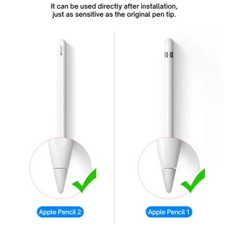 ปลายปากกา แบบเปลี่ยน สําหรับ Apple Pencil 1st 2nd Generation 6 ชิ้น ต่อชุด