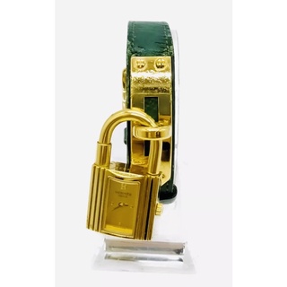 Hermes kelly watch green color vintage