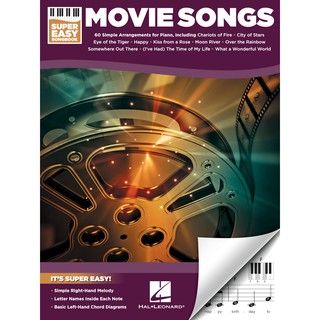 MOVIE SONGS – SUPER EASY SONGBOOK #HL 00233670