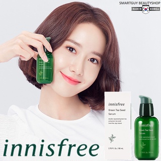 Innisfree Green Tea Seed Serum 80ml เซรั่มบำรุงผิวหน้าจากสารสกัดจากใบและเมล็ดชาเขียวช่วยเติมความชุ่มชื้นให้ผิวหน้า