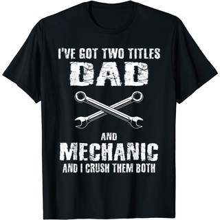 เสื้อยืด พิมพ์ลายรถยนต์ Mechanic Garage Car Enthusiast สําหรับผู้ชาย