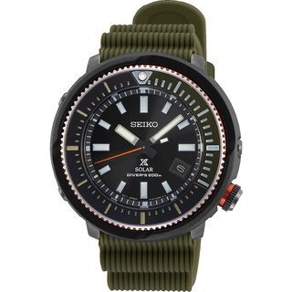 Karnvera Shop นาฬิกาข้อมือผู้ชาย SEIKO Prospex Solar Divers 200M Military Green Mens Watch SNE547P1