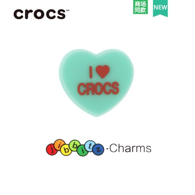 CROCS จิบบิทซ์ รูปหัวใจ เป็นหัวใจ คุณภาพสูง อุปกรณ์เสริม สําหรับรองเท้า Croc jibbitz