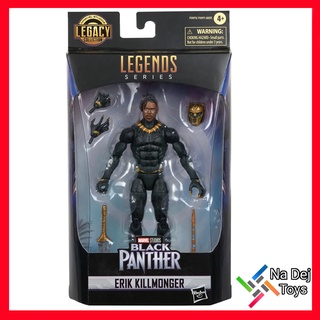 Hasbro Marvel Legends Legacy Erik Kilmonger 6" figure มาร์เวล เลเจนด์ เลกาซี่้ อีริค คิลมองเกอร์ ขนาด 6 นิ้ว​ ฟิก​เกอร์​