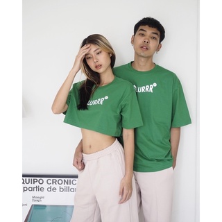 BLURRR Reflex with Ori logo (green) Tee &amp; Crop