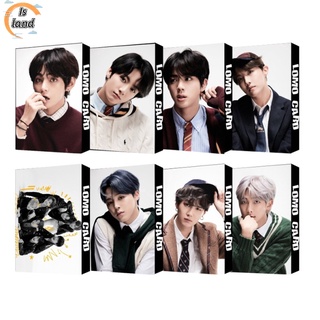 การ์ดโลโม่ อัลบั้มรูปภาพ BTS Map Of The Soul 7 V JK JIMIN SUGA จํานวน 30 ชิ้น