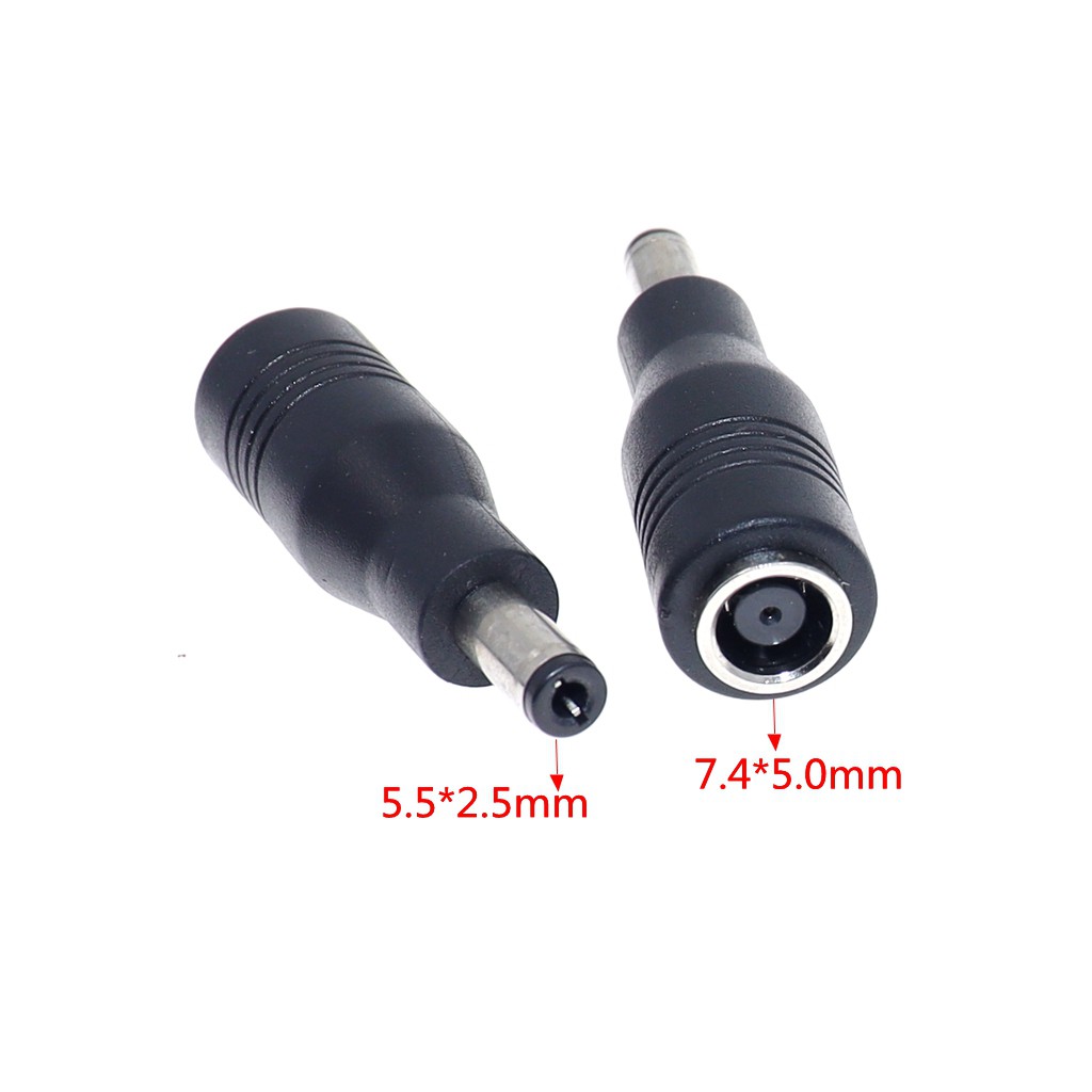 Dc 7.4x5.0 มม.หญิง 5.5x2.5 มม.อะแดปเตอร์ปลั๊ก Converter แล็ปท็อป Charger Connector แจ็คสําหรับ Asus Toshiba โน้ตบุ๊คอะแดปเตอร์