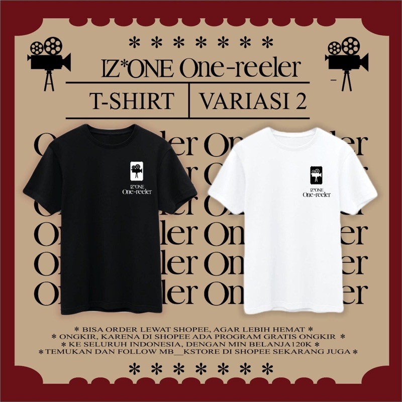 เสื้อยืด Izone ONE REELER VARIATION 2 [READ DESCRIPTION]