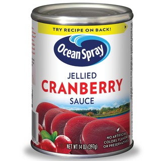 ✨นาทีทอง✨ Ocean Spray Jellied Crnberry Sauce 397gคุณภาพระดับพรีเมี่ยม