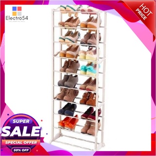 สามารถวางรองเท้าได้มากถึง 30 คู่ Shoe Rack ชั้นวางรองเท้า 10 ชั้น