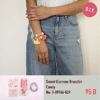 MOMOTARA No.9-89986-509 ชุด DIY Sweet Glamour Bracelet  Candy