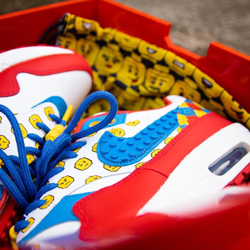 nike air max 1 lego bricks on kicks