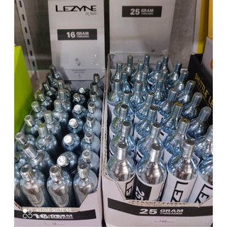 ถังแก๊สเติมลม Lezyne Co2  ความจุ 16G และ 25g