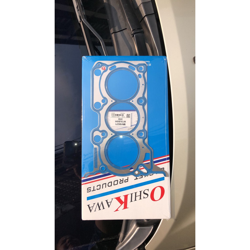 ปะเก็นฝาสูบ  MITSUBISHI MIRAGE มิราจ MN195371 เครื่องยนต์: 3A92 oshikawa แท้ ส่งฟรี คุ้มที่สุด ถูกที