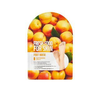 Farm Skin มาส์กสำหรับเท้า Freshfood For Skin Softening Foot Mask (Apricot) ขนาด 12 มล. ผลิตภัณฑ์บำรุงผิวกาย ผลิตภัณฑ์ดูแ