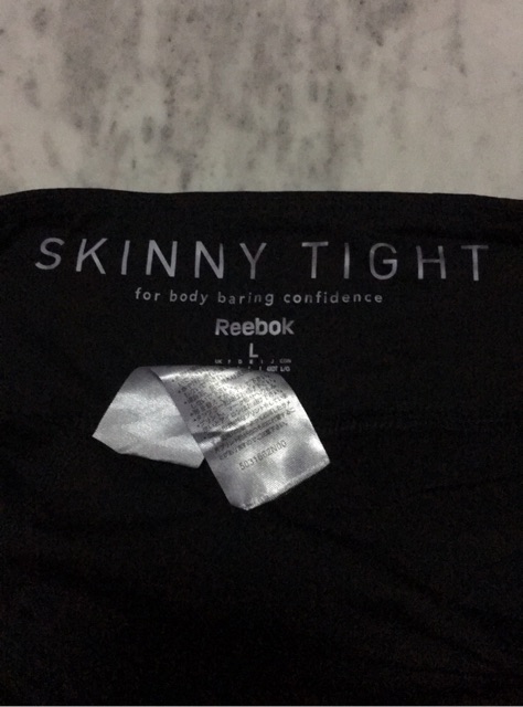 reebok fitted tight for body baring confidence