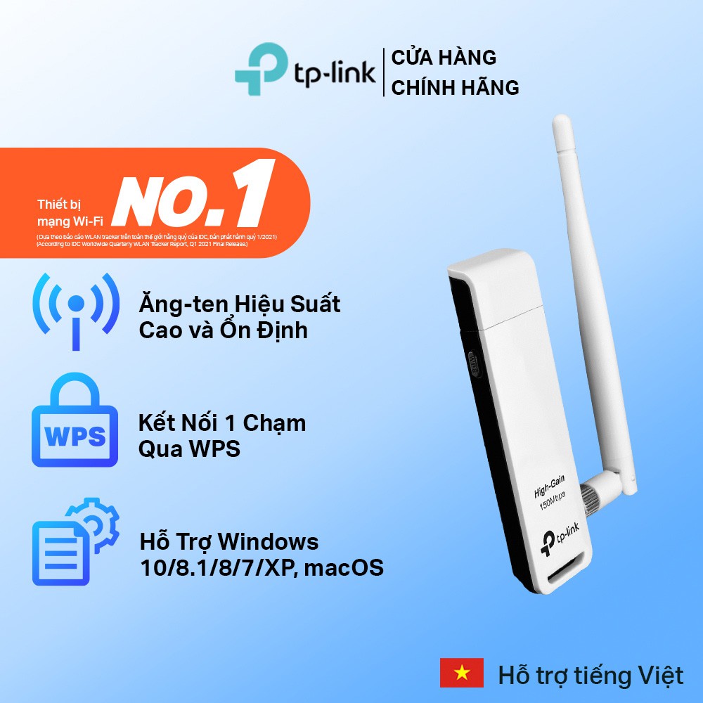 [เร็ว] TP-Link TL-WN722N V4 150Mbps N USB Wifi Adapter
