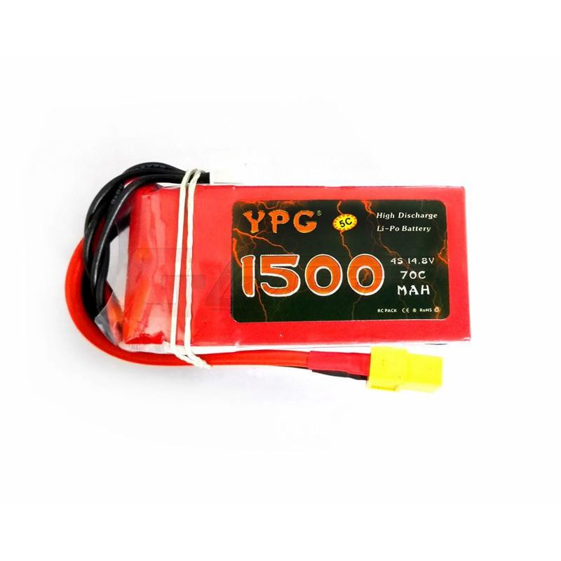 [แบตเตอรี่ 4เซล] Ypg 4S Lipo Battery (4S)14.8V 1500Mah 70C