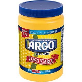 🚚💨พร้อมส่ง!! Argo 100%Pure Cornstarch 454g. แป้งข้าวโพด100% คุณภาพระดับพรีเมี่ยม