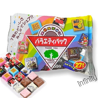 Tirol choco ช็อคโกแลตญี่ปุ่น รวมรส 27 ชิ้น