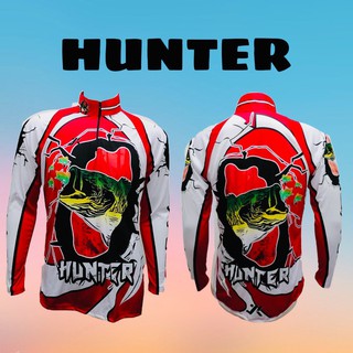 JK Thailand เสื้อตกปลา Hunter ป้องกันรังสี UV 80% แห้งเร็ว