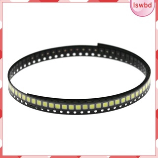 [YYDS] ไดโอดเปล่งแสง 3528 (1210) SMD LED (เมาท์พื้นผิว 3 มม. X 3 มม. 3V 6V 9V) สีขาว 100 ชิ้น