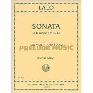 (violin and piano)Lalo, É: Sonata in D major op.12 (IMC3647)