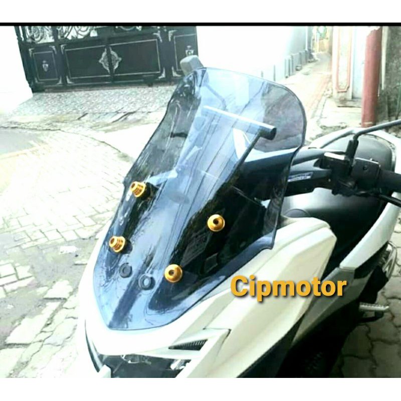 Hitam Nmax Windshield Visor รุ่น XMax สีดําใส ควันบุหรี่ Rayben