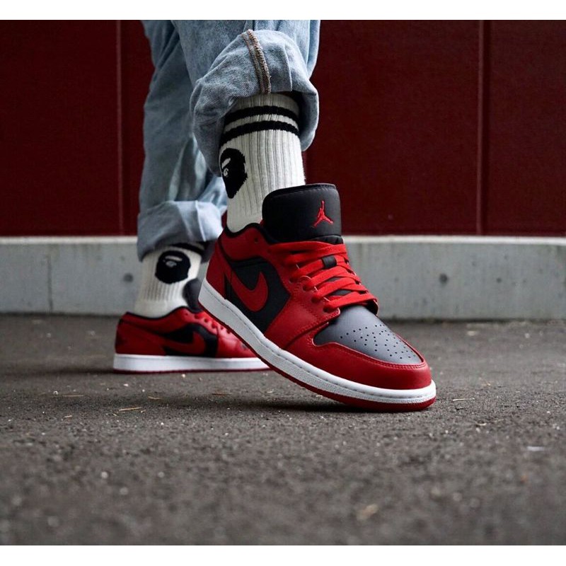 Nike Air Jordan 1 Low Varsity Red Shopee Thailand