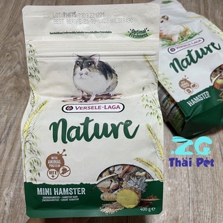 Nature Mini Hamster 🐹 เนเจอร์ อาหารสำหรับหนูแฮมเตอร์พันธุ์แคระ ขนาด 400 g.