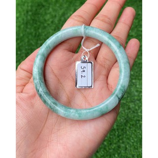 JB59034 หยก พม่า แท้ Jade กำไลหยก (Jadeite bracelet) พม่า (Myanmar)