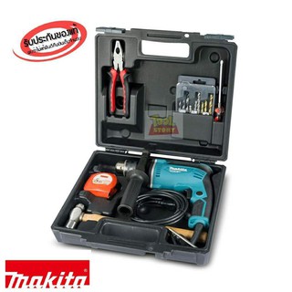 Makita M8103KSPB ชุดสว่านกระแทก มากีต้า แท้รรับประกันศูนย์ไทย 6 เดือน พร้อมอุปกรณ์