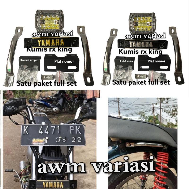 MATA 18-Eye Led Light Package 3 Dusk Set หนวด Rx King plus ป้ายทะเบียน Plus Braces Full Set Rx King