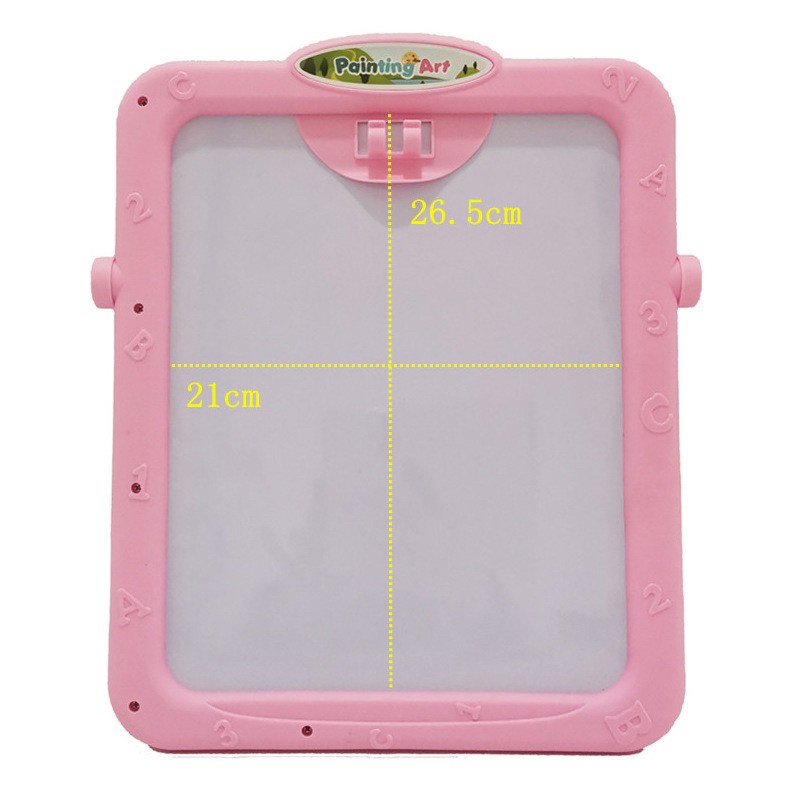 กระดานเขียนลบ 2 ด้าน พร้อมแม็กเน็ต และอุปกรณ์ครบชุด