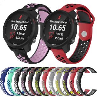 สายนาฬิกาข้อมือสําหรับ garmin forerunner 245/245 music/forerunner 645/vivoactive 3