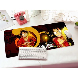 LUFFY แผ่นรอง คีย์บอร์ด รองคีย์บอร์ด keyboard ลาย LUFFY  ขนาด 30 x 70 cm แผ่นหนานุ่ม มียางกันลื่น ด้านใต้ งานสวย PMYL