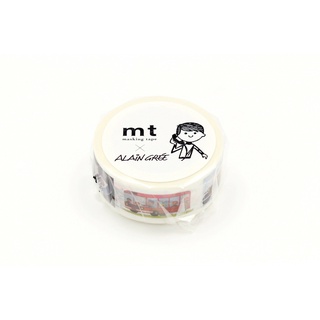 mt masking tape Alain Gree vehicle (MTALAN04) / เทปตกแต่งวาชิ ลาย Alain Gree vehicle แบรนด์ mt masking tape ประเทศญี่ปุ่