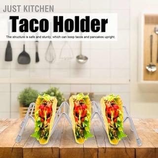 Just Kitchen Taco Holder Innovative 304 ถาดสแตนเลสสําหรับวางแพนเค้ก